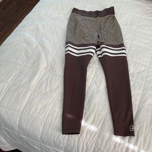 Like New brown Bombshell high rise thigh highs xs